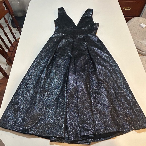 Cynthia Rowley Dree Jumpsuit in Metallic Charcoal - Size 6 - Picture 13 of 13